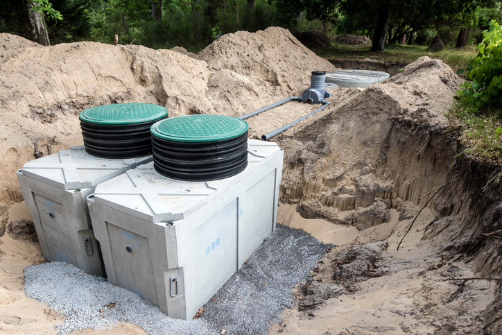 installation of an individual wastewater treatment plant
